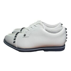 G/Fore G4 Ladies Stud Cap Toe Golf Shoes  Snow White G4LC19EF05 Women's Size 8.5